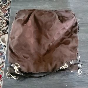 Coach Hobo Shoulder Bag. Classic Chocolate Color